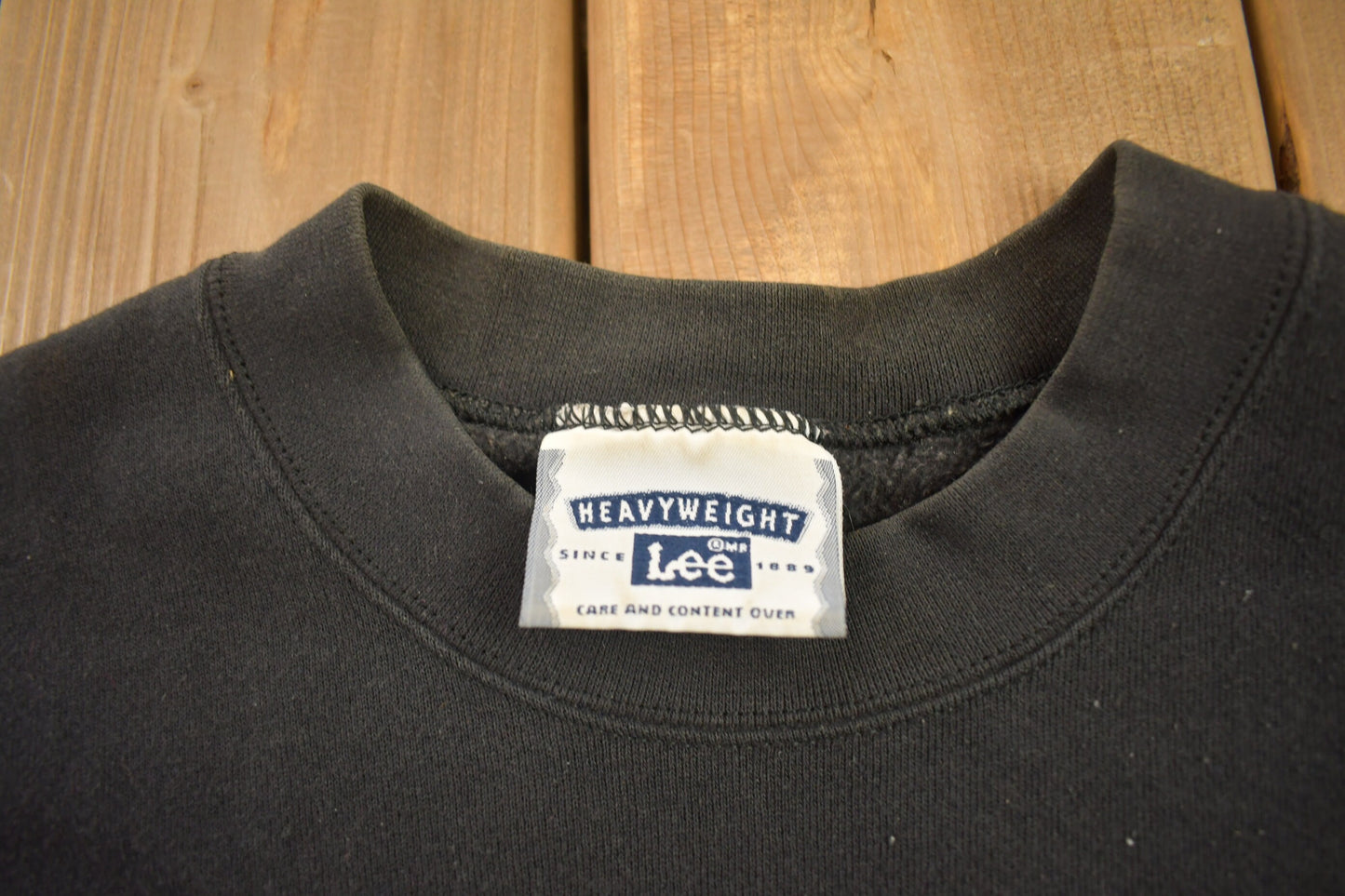 Vintage 1990s Lee Heavyweight Blank Crewneck Sweatshirt