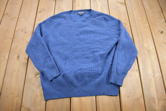 Vintage 1990s Lands End Knit Crewneck Sweater