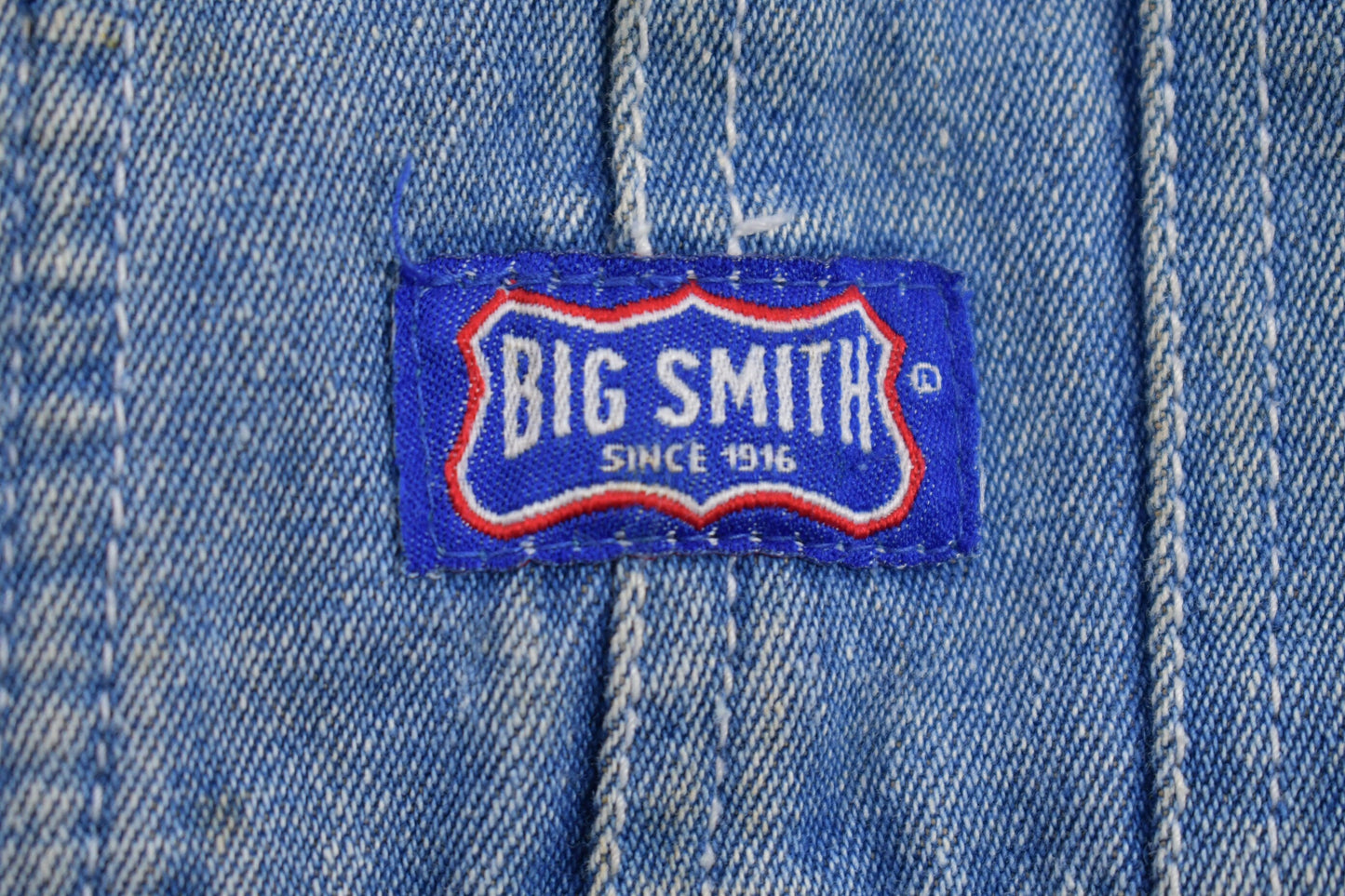 Vintage 1990s Big Smith Denim Jean Overalls / Vintage Overalls / Extra Large Clothing / Streetwear / Vintage Workwear