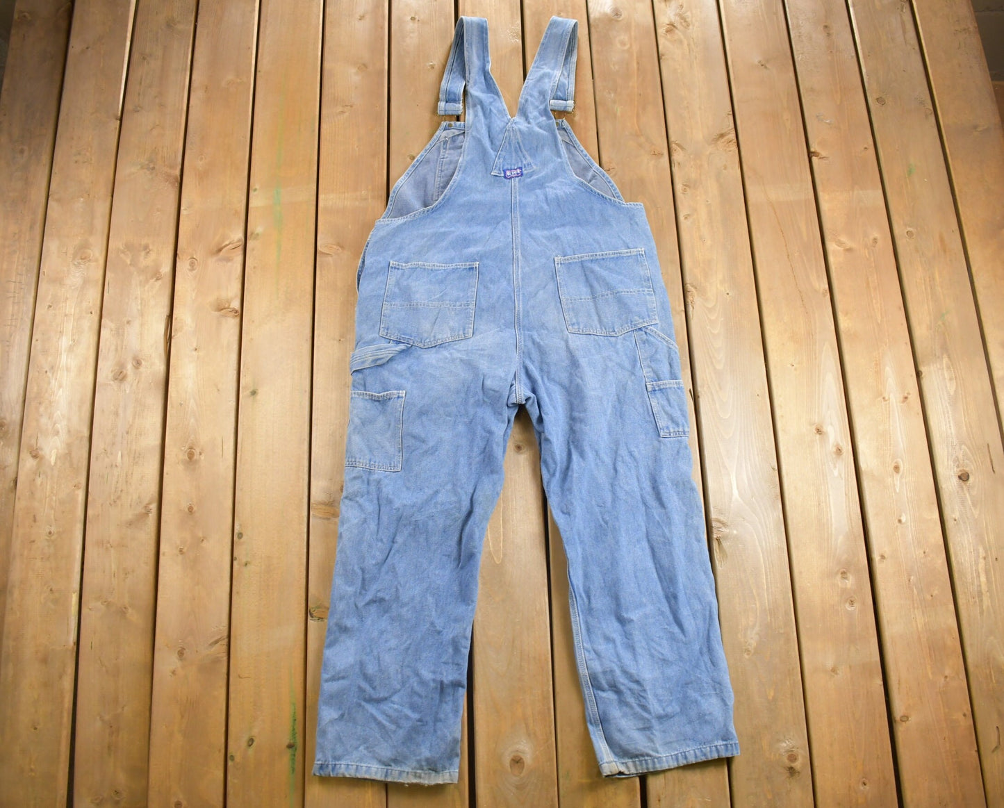 Vintage 1990s Big Smith Denim Jean Overalls / Vintage Overalls / Extra Large Clothing / Streetwear / Vintage Workwear