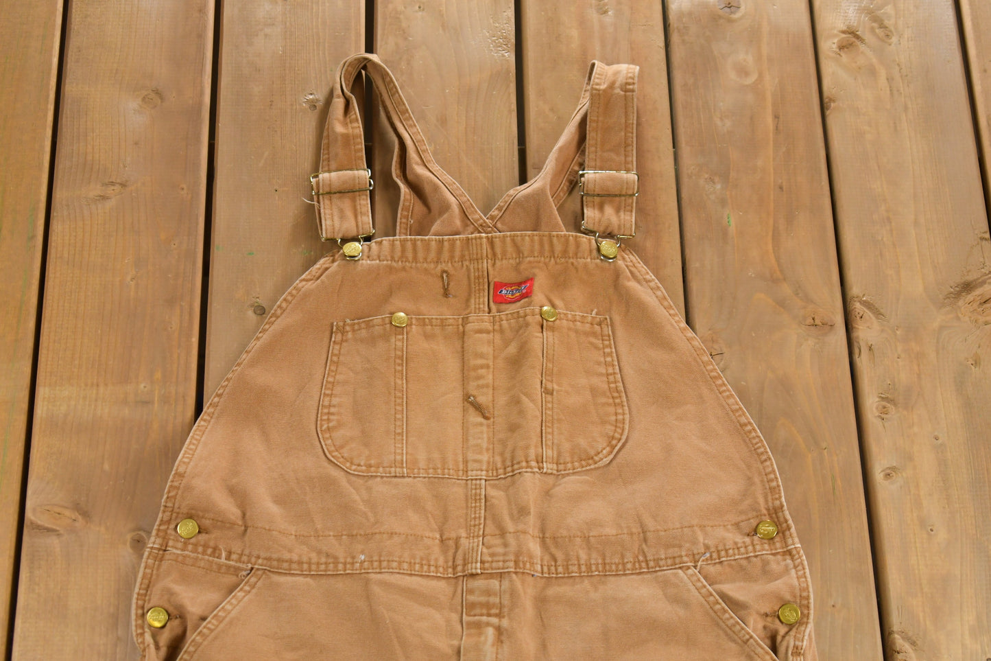 Vintage 1990s Dickies Canvas Overalls / Vintage Overalls / Streetwear / Vintage Workwear / Dickies