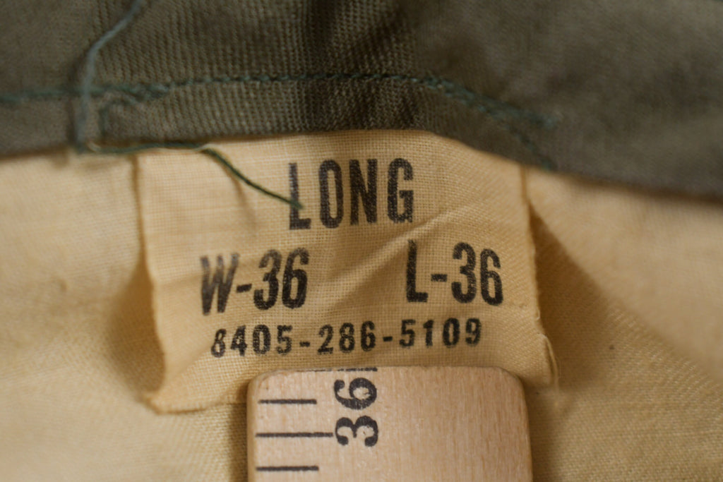 Vintage 1950s Army Military Pleated Trousers Size 33 x 31