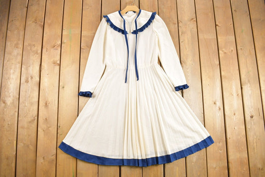 Vintage 1960s Montgomery Ward Sailor Dress