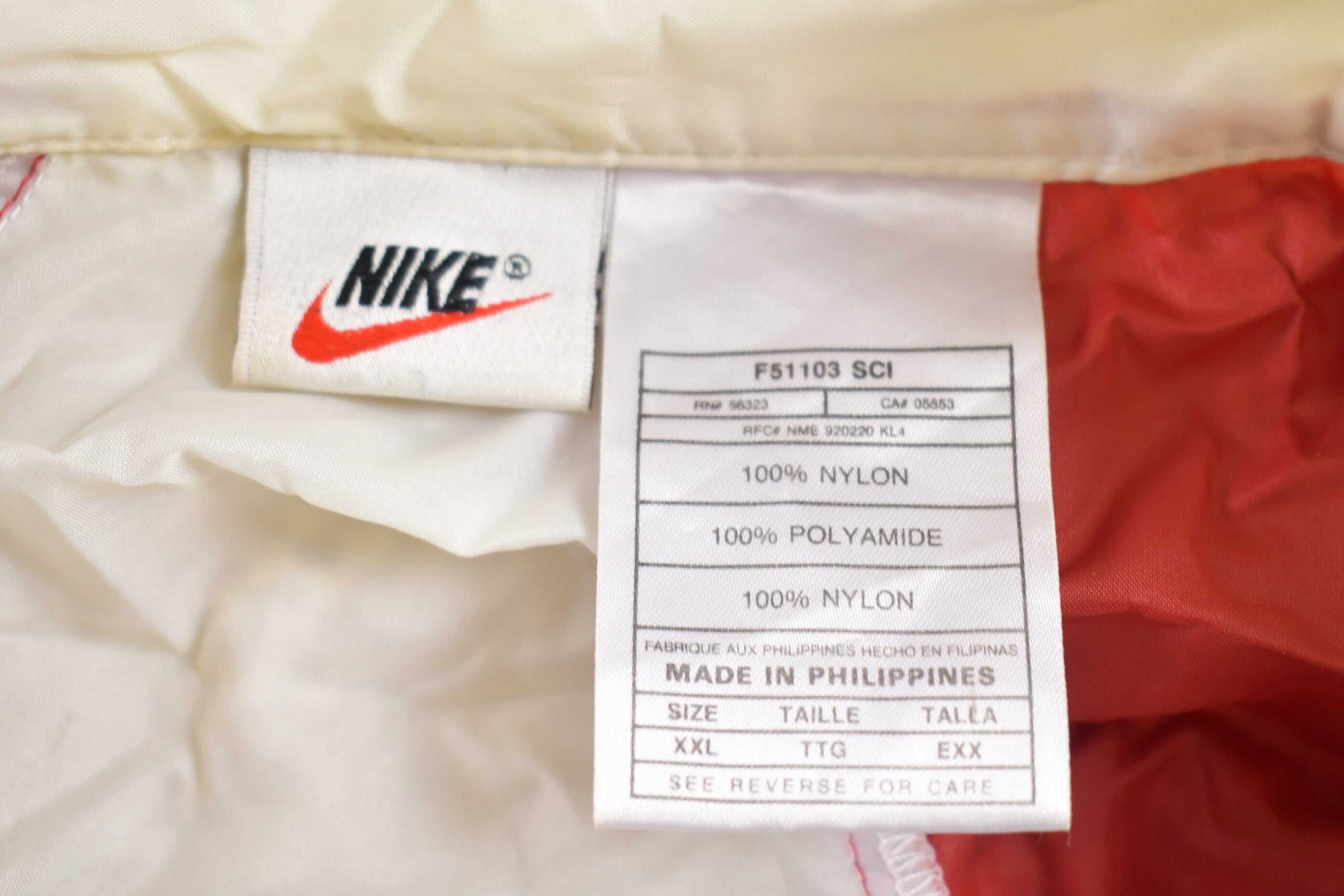 Vintage 1990s Nike Color Block Windbreaker Jacket