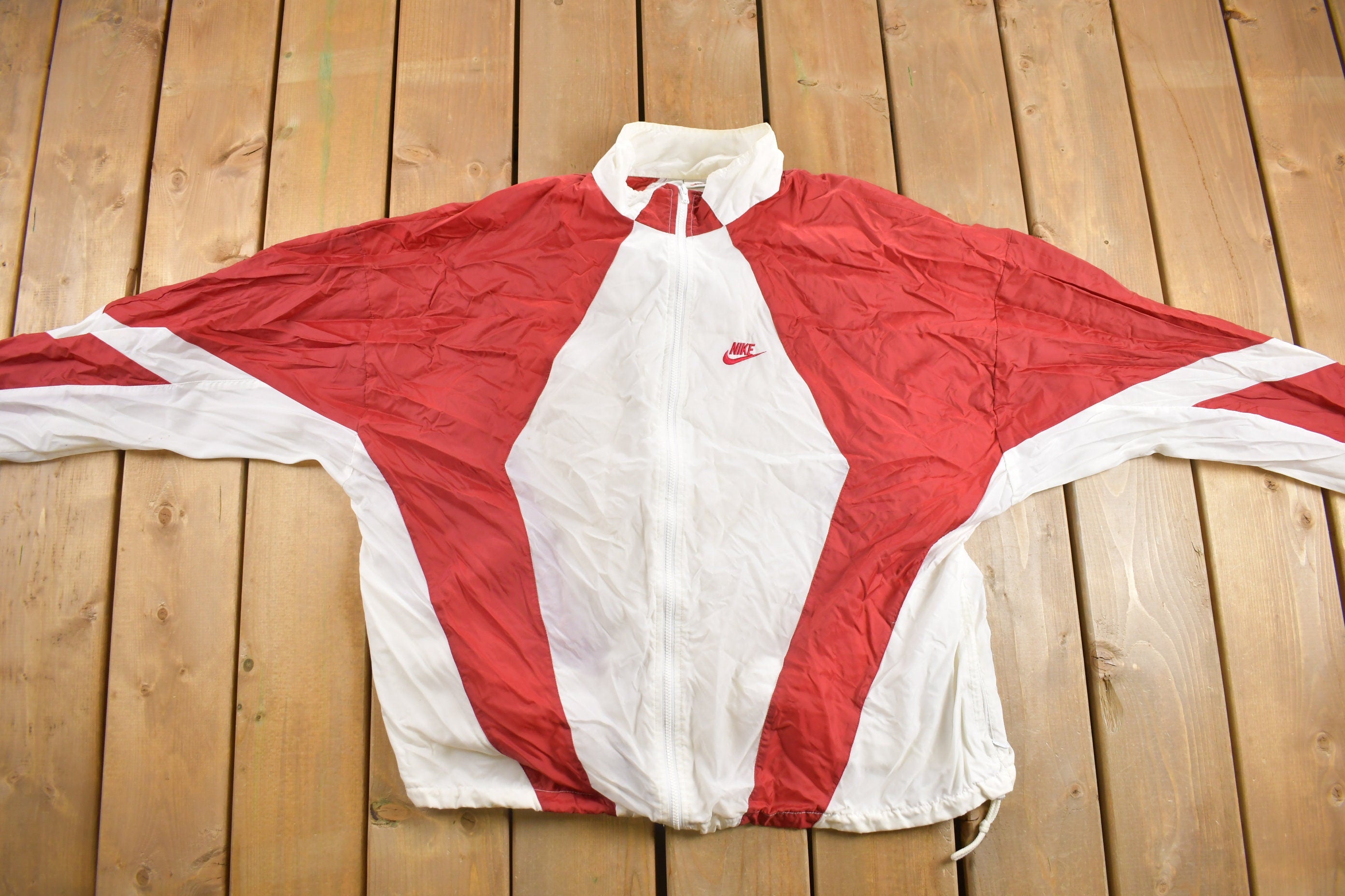 Vintage 1990s Nike Color Block Windbreaker Jacket