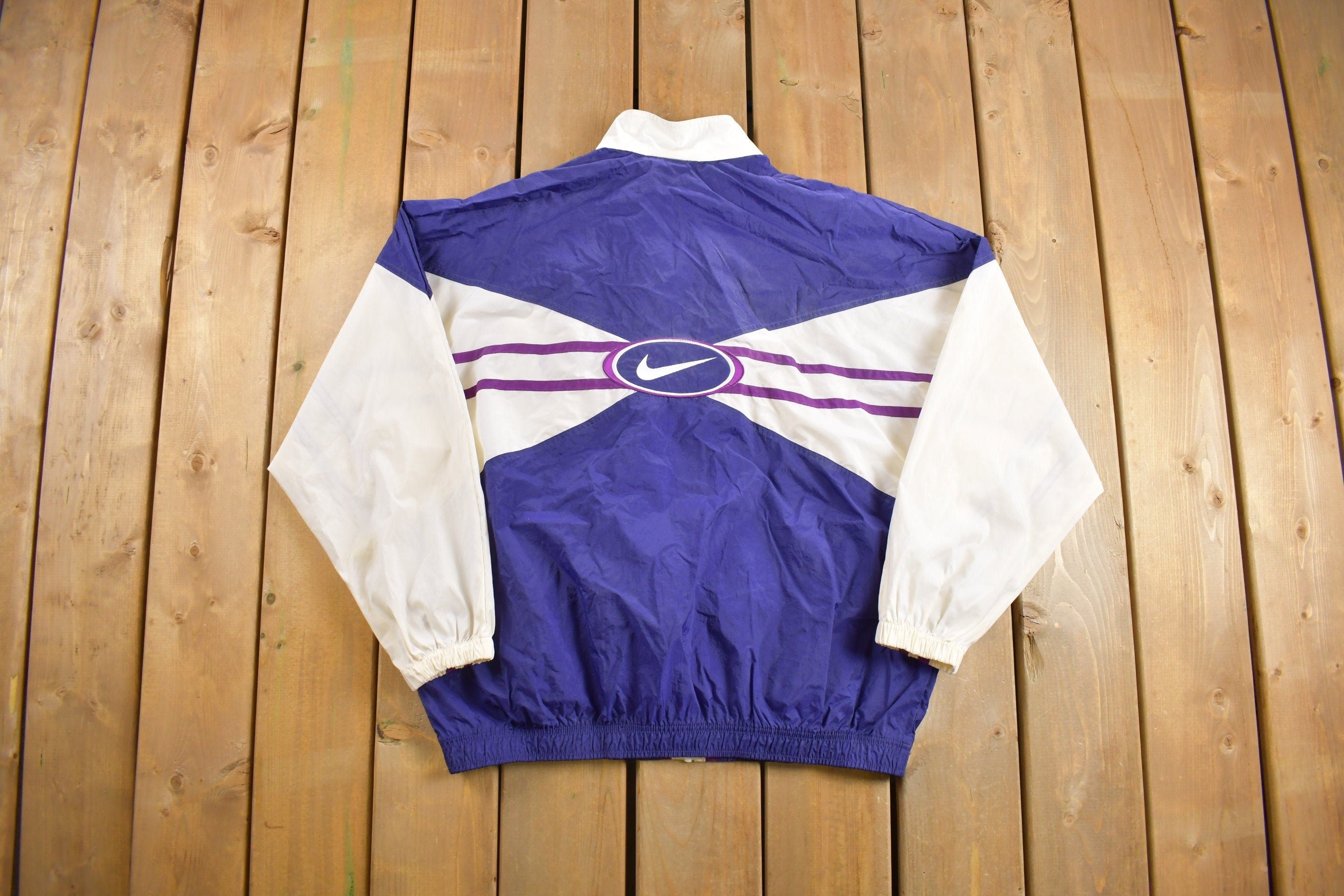 Vintage 1990s Nike Color Block Windbreaker Jacket