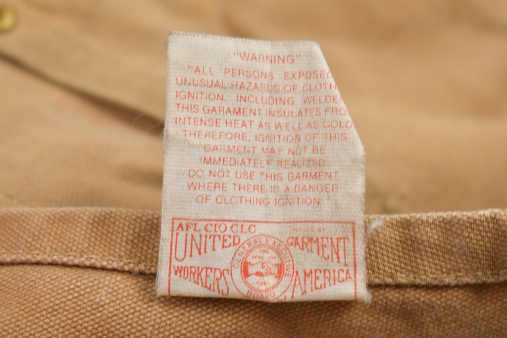 Vintage 1980s Carhartt Double Knee Quilted Canvas Overalls