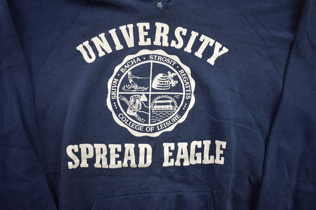 Vintage 1990s University Spread Eagle Collegiate Hoodie