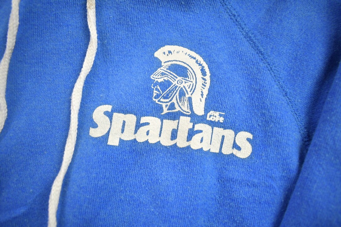 Vintage 1990s Hanes Spartans Graphic Hoodie