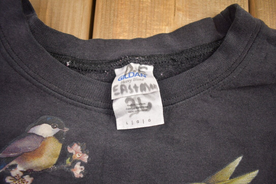 Vintage 1990s Flock Of Birds Crewneck