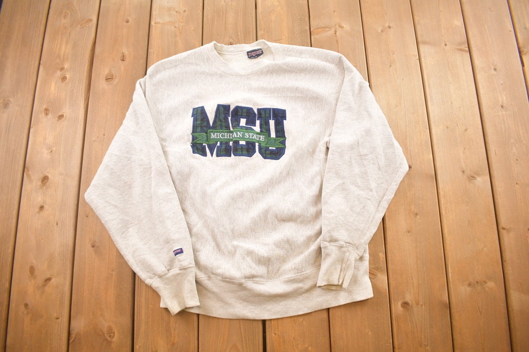 Vintage 1990s Michigan State University Collegiate Crewneck