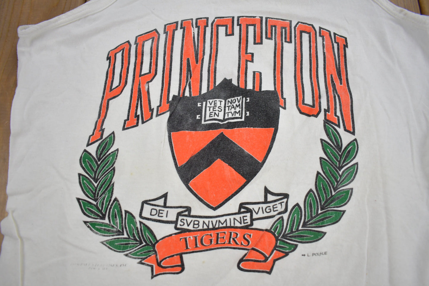 Vintage 1990s Princeton University Collegiate Tank Top Shirt