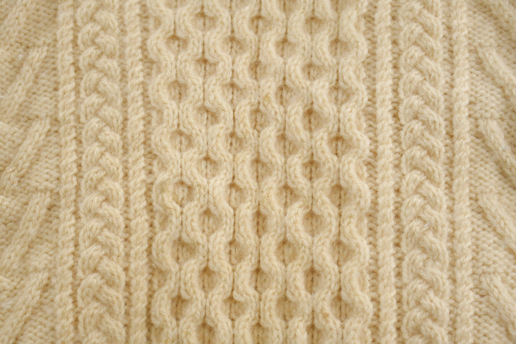 Vintage 1970s Cable Knit Sweater