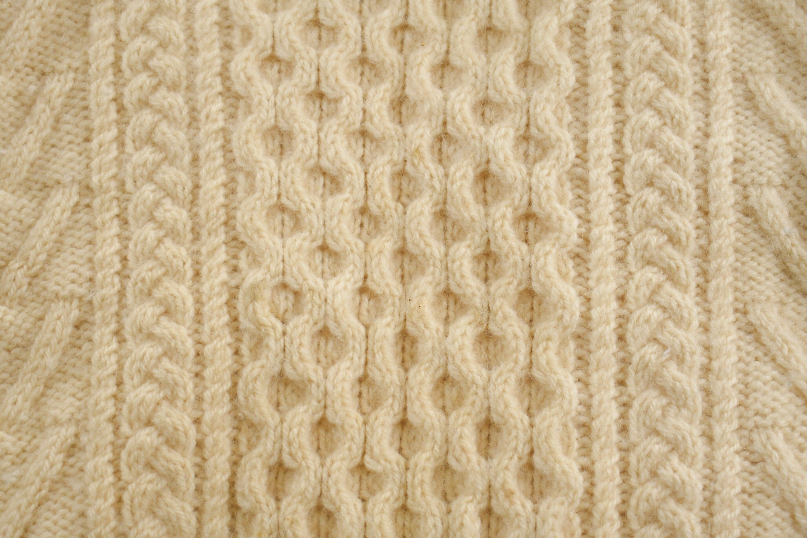 Vintage 1970s Cable Knit Sweater
