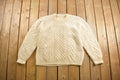 Vintage 1970s Cable Knit Sweater