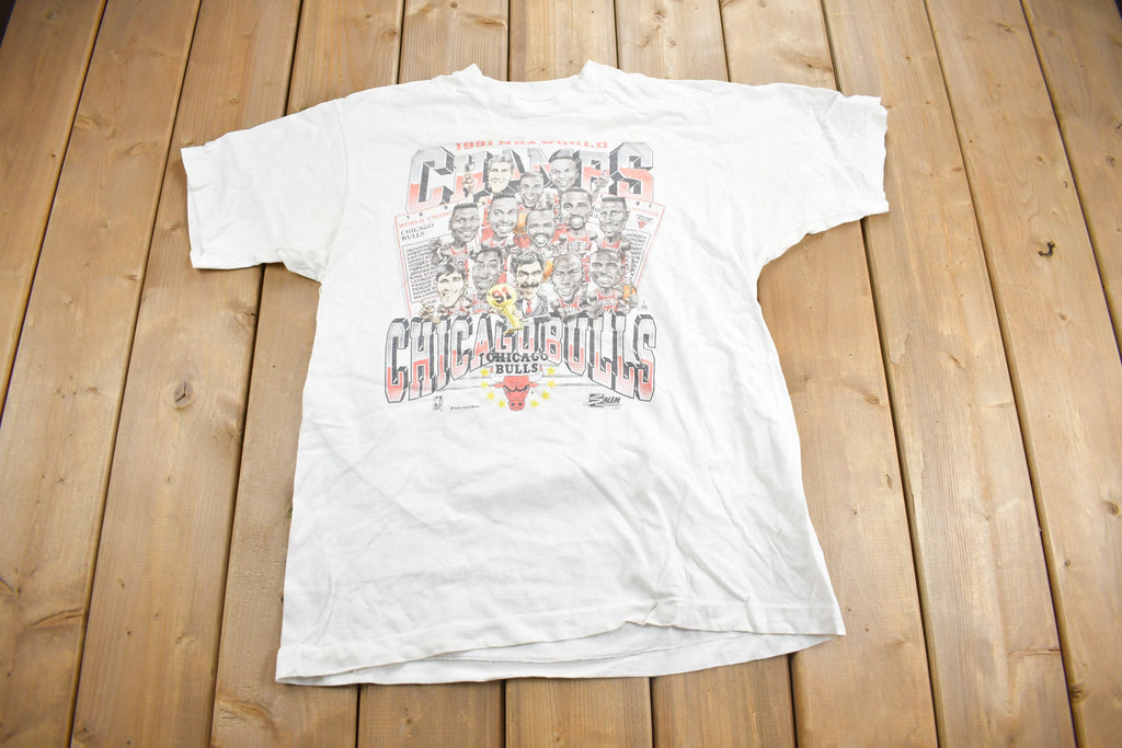 Vintage 1991 Chicago Bulls NBA World Champions T-Shirt