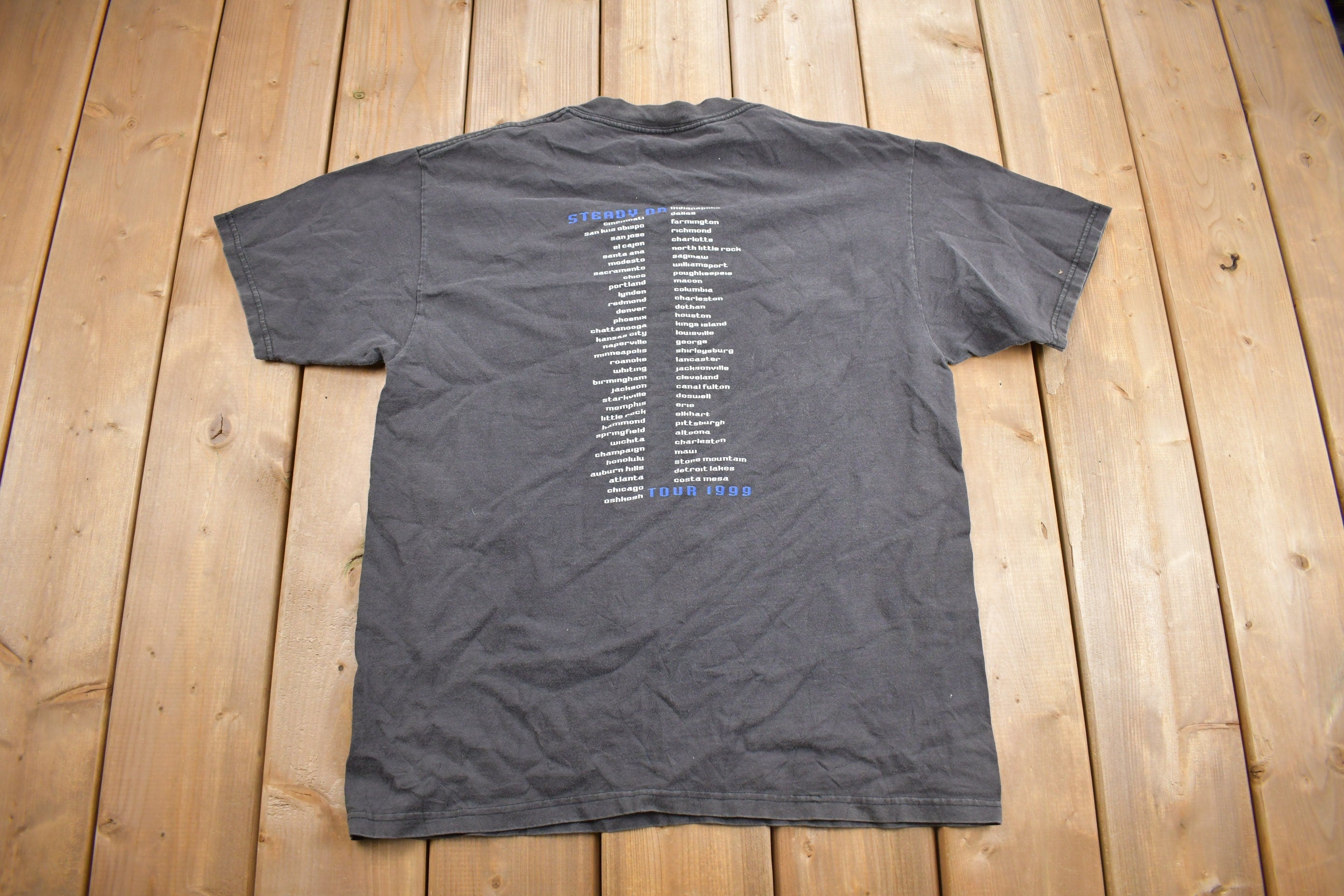 Vintage 1999 Point Of Grace Steady On Tour Band T-shirt