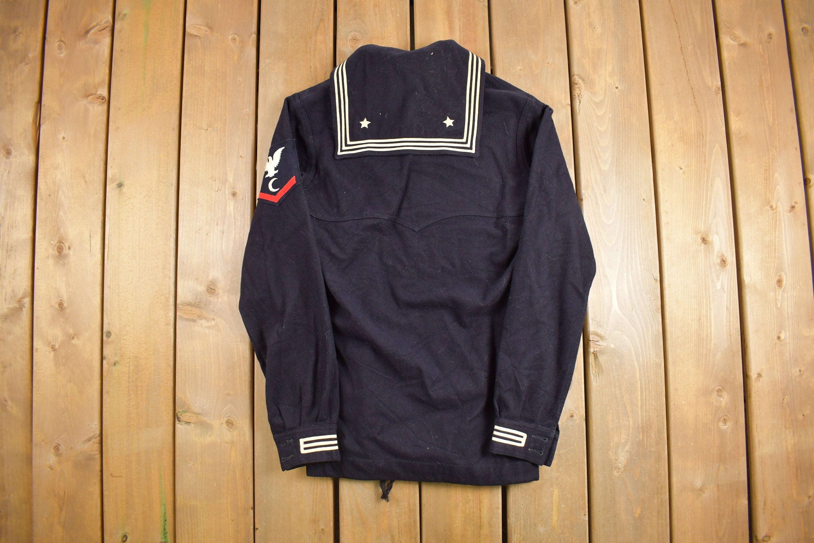 Vintage 1940s WWll Naval Wool Sweater