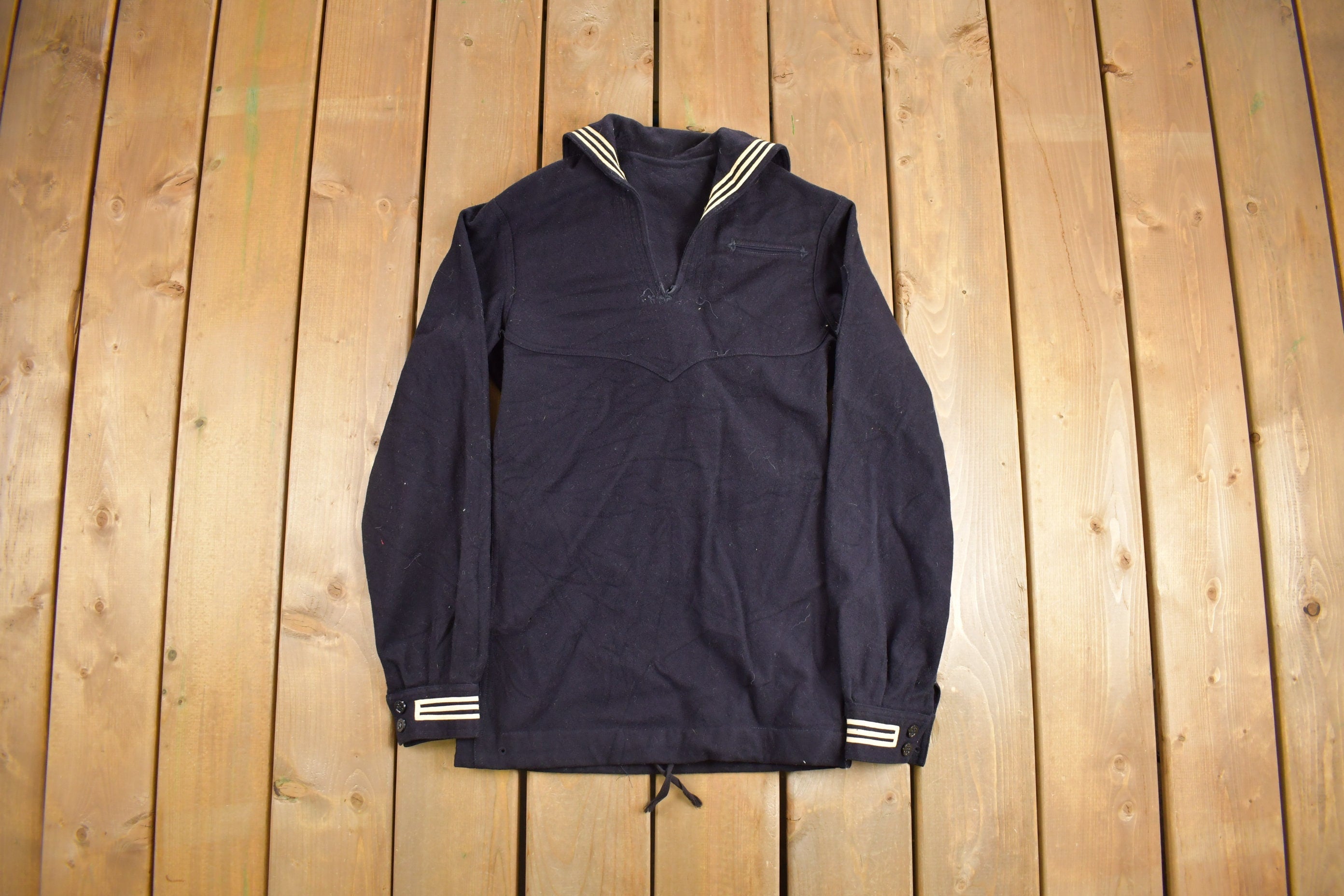 Vintage 1940s WWll Naval Wool Sweater