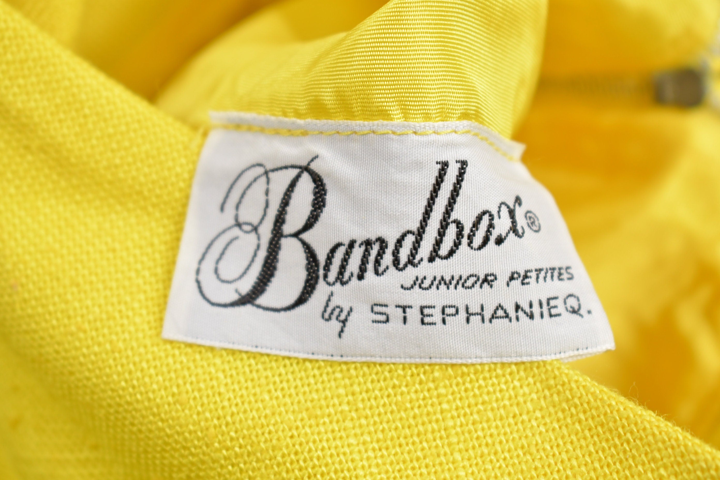 Vintage 1970s Bandbox Zip Up Sleeveless Nylon Romper