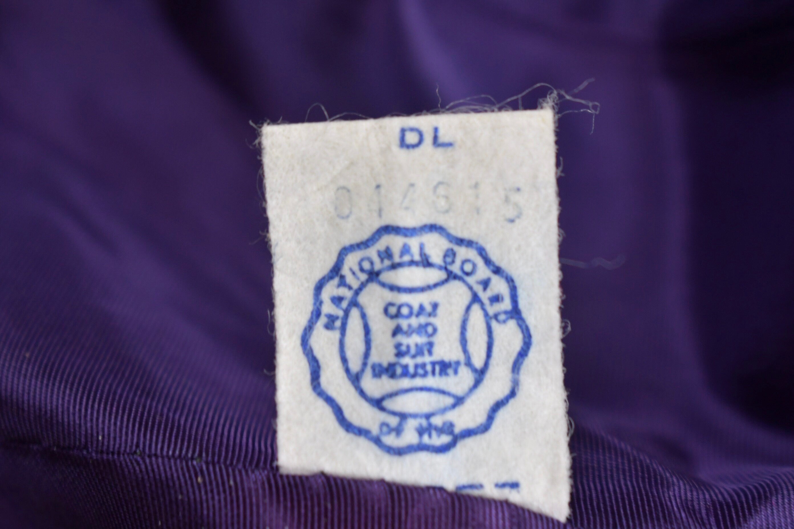 Vintage 1960s National Board Lined Herringbone Wool Jacket