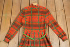 Vintage 1950s Paisley Dress