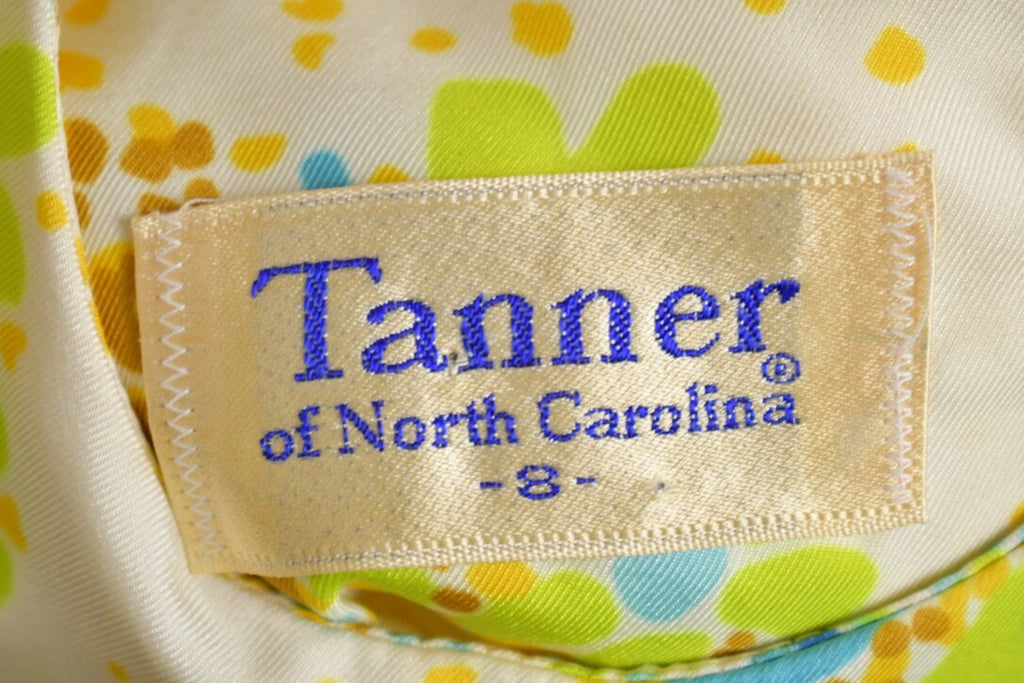 Vintage 1960s Floral Sleeveless Dress