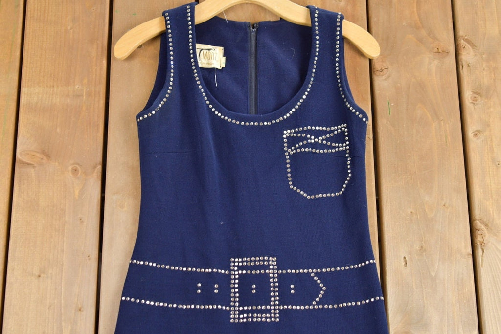 Vintage 1960s Tromp L'oeil Mr Mort Dress