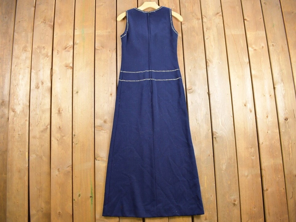 Vintage 1960s Tromp L'oeil Mr Mort Dress