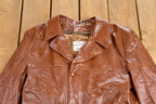 Vintage 1970s Angel Skin Cabretta Leather Full Length Coat