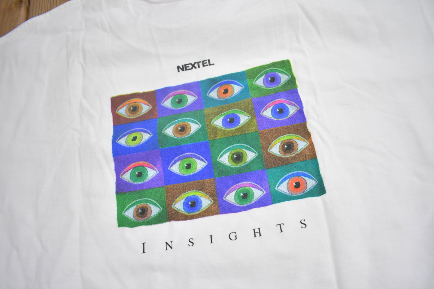 Vintage 1990s Nextel Insights Graphic T Shirt / Vintage T Shirt / Streetwear / Lee Total Cotton / Ouch