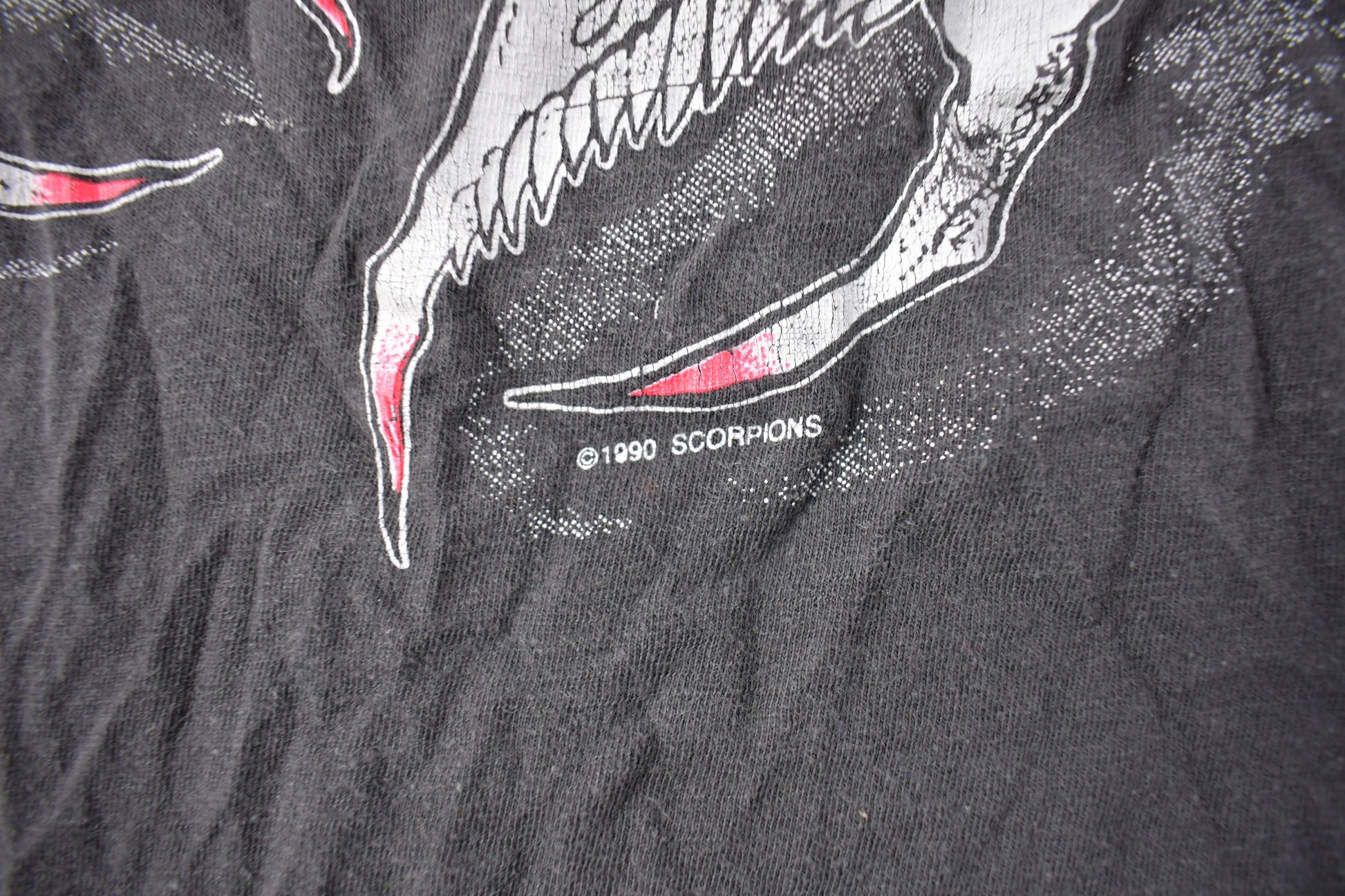 Vintage 1990 Scorpions Tease Me Please Me Tour T-shirt