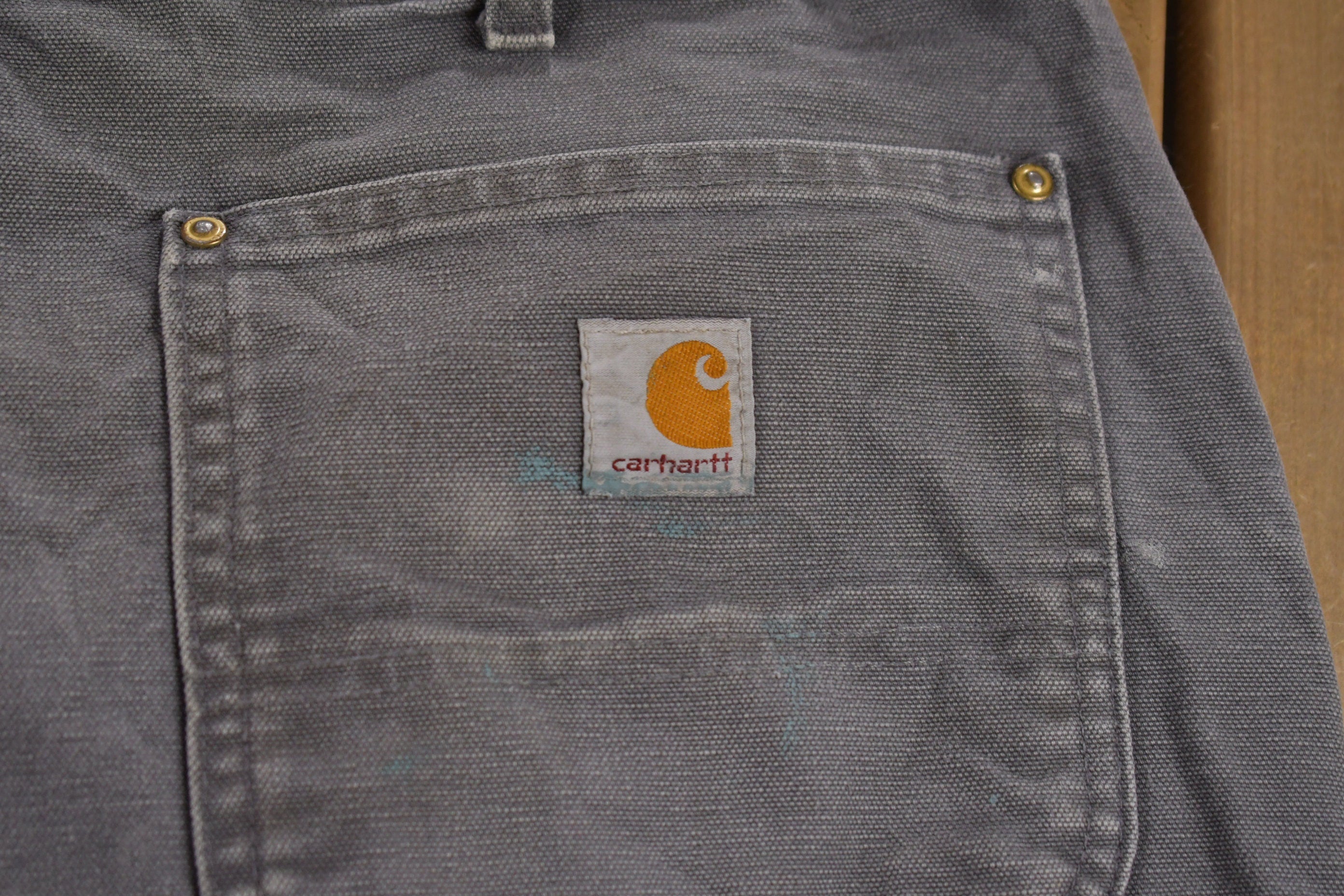 Vintage 1980s Carhartt Double Knee Work Pants Size 36 x 32