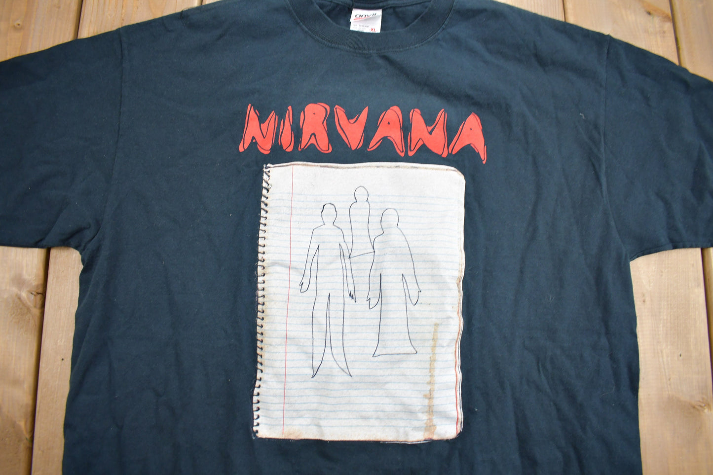 Vintage 2003  Nirvana Graphic Band T-shirt / Check List tee / Band Tee / Premium Vintage / Vintage Nirvana