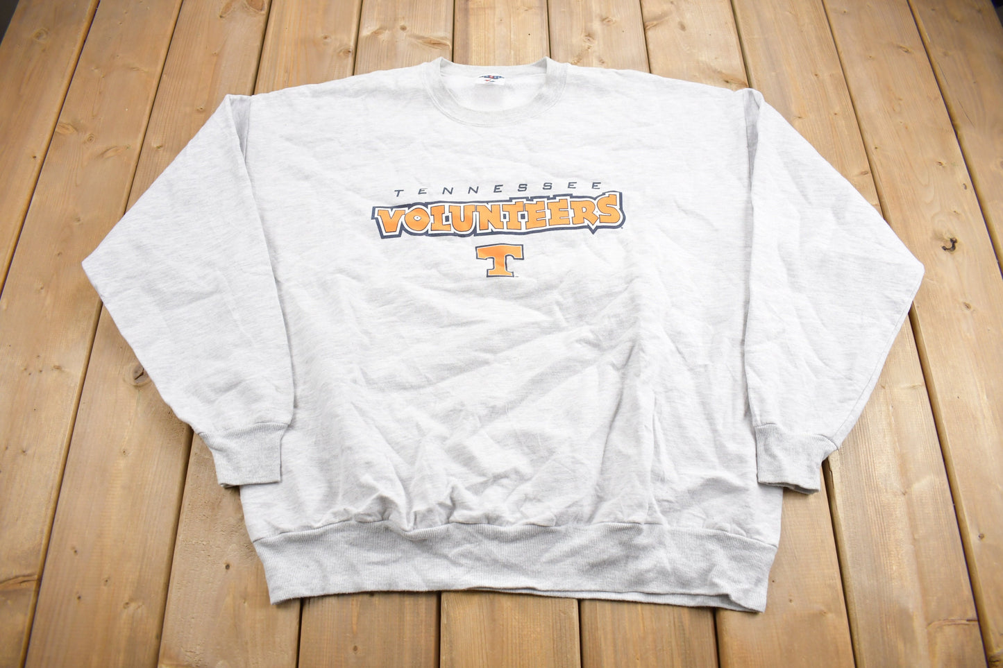 Vintage 1990s University of Texas Volunteers Collegiate Crewneck / Sweatshirt / NCAA Sweatshirt / Logo Athletic