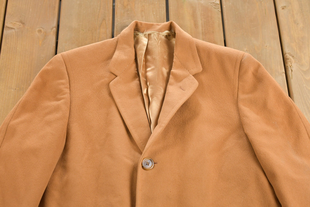 Vintage 1970s Lebow Full Length Wool Coat