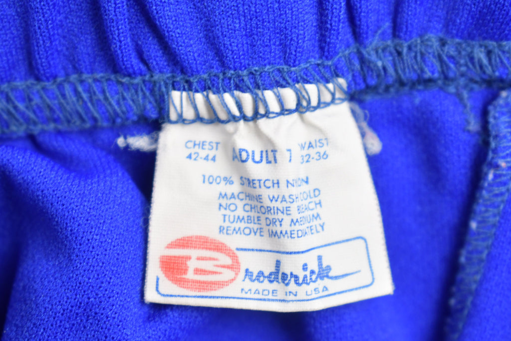 Vintage 1970s Broderick Striped Nylon Track Pants