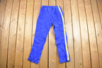 Vintage 1970s Broderick Striped Nylon Track Pants