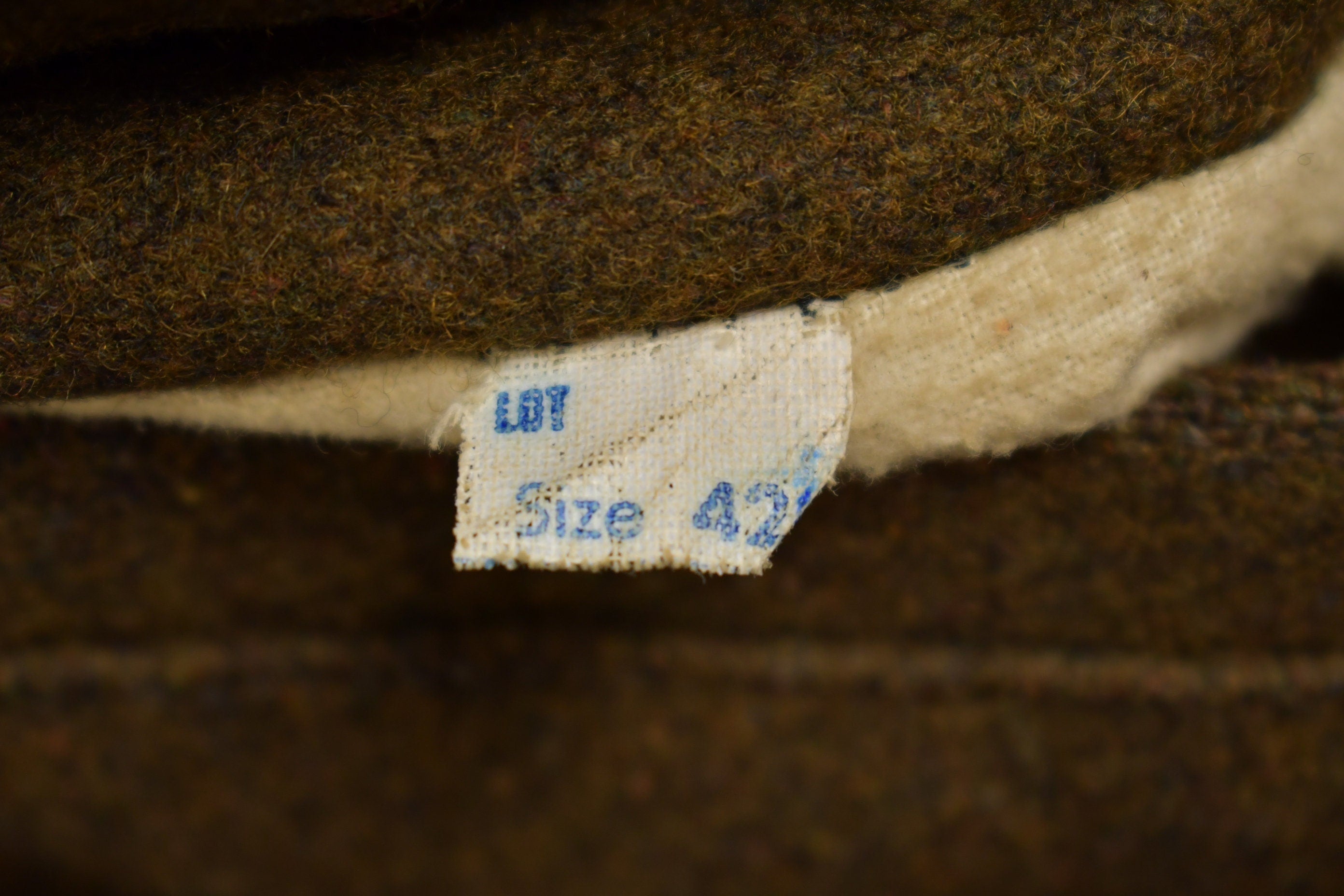 Vintage 1970s Fur Collar Wool Jacket