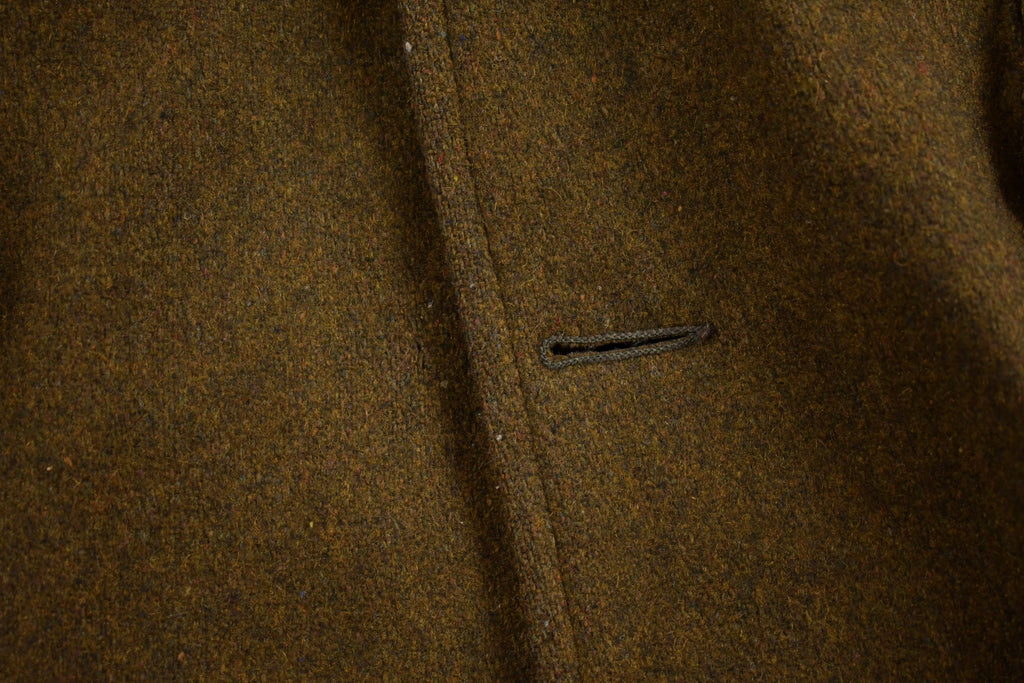 Vintage 1970s Fur Collar Wool Jacket