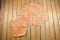 Vintage 1960s Champion Paisley Pyjama Set