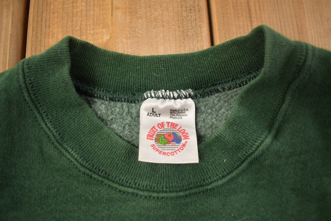 Vintage 1990s Kent County Sheriff Department Crewneck Sweatshirt / 90s Crewneck / Made In USA / Streetwear / Police Sweater