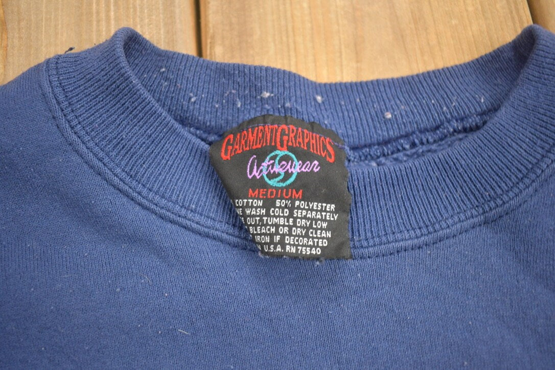 Vintage 1990s Lucky 7s Crewneck Sweatshirt / 90s Crewneck / Made In USA / Streetwear / Casino / Lucky / Thrashed