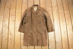 Vintage 1970s Eglseder Suede Leather Full Length Jacket