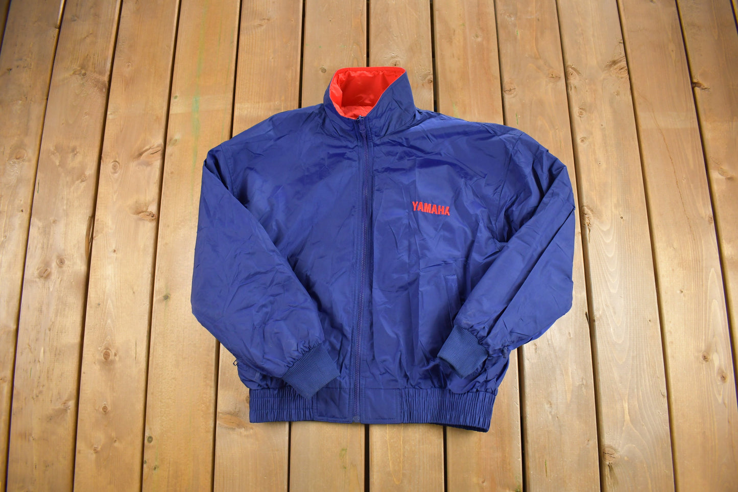 Vintage 1980s Yamaha Reversible Puffer Jacket / 80s jacket / Vintage Bubble Jacket / Winter / Streetwear / 80s Ski