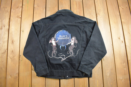 Vintage 2003 Black Sabbath Jean Jacket / Vintage Denim / Streetwear / Vintage Fall Outerwear / Fall Jacket / Merch / Band Jacket