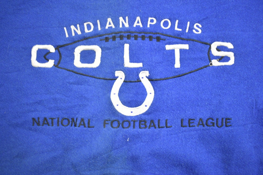 Vintage 1990s Indianapolis Colts NFL Crewneck Sweatshirt / Vintage Sports / Football / Sportswear / Americana / Vintage Colts