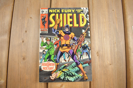 Vintage 1969 Nick Fury Agent Of Shield Comic Book / Vol. 1 No. 15 / MARVEL Comics / Silver Age