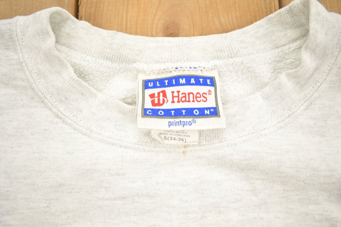 Vintage 1990s RUN. Crewneck Sweatshirt / 90s Crewneck / Streetwear / Vintage Hanes / Essentials