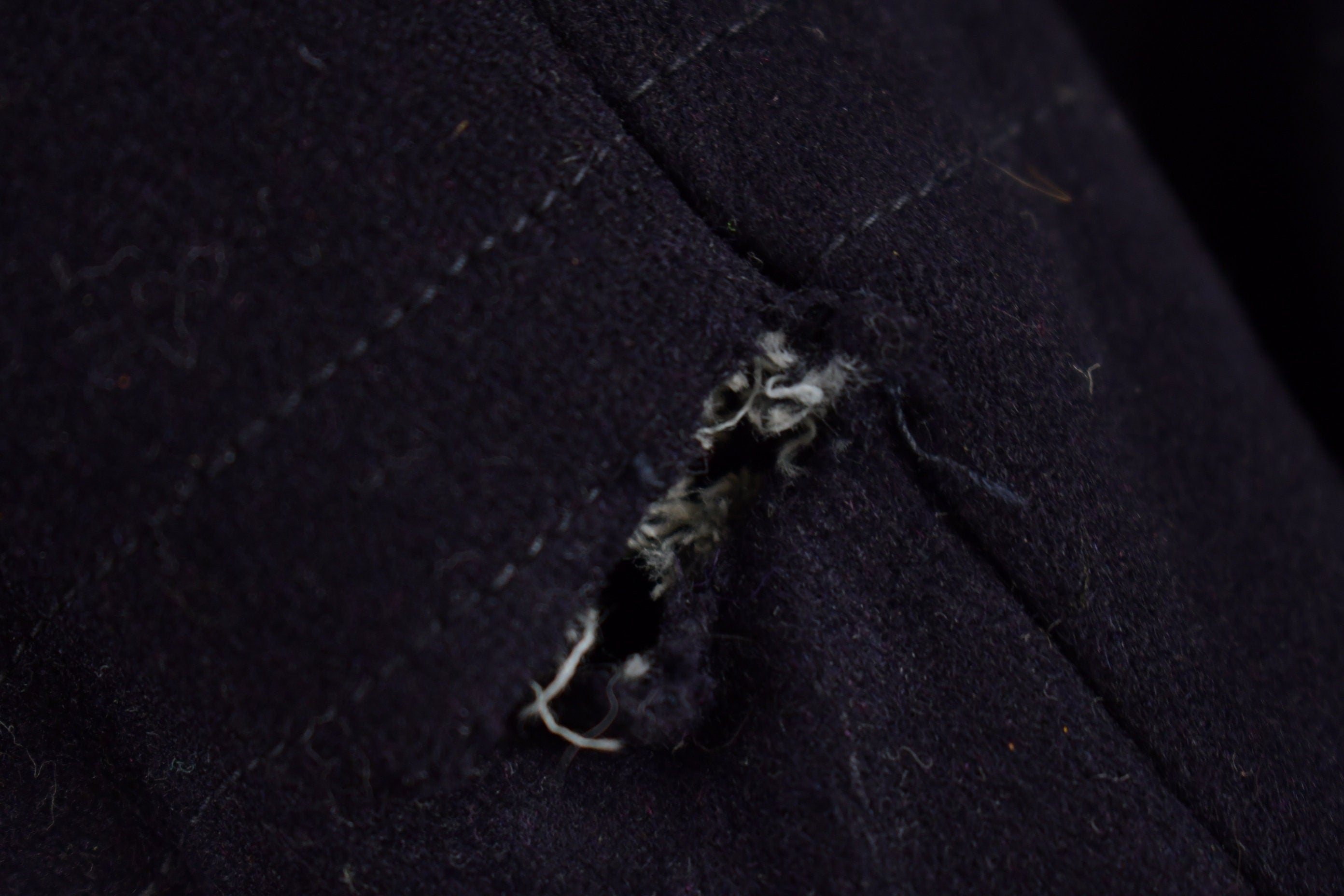 Vintage 1950s USN Naval Wool Double Breasted Jacket